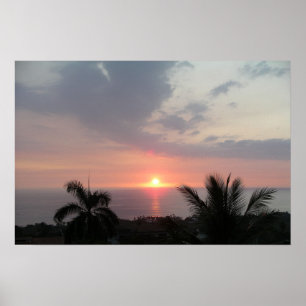 Hawaiian Sunset Print Poster