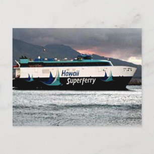 Hawaiian Super Ferry Postcard Postkarte