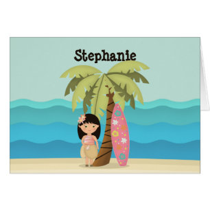 Hawaiian Surfer Girl