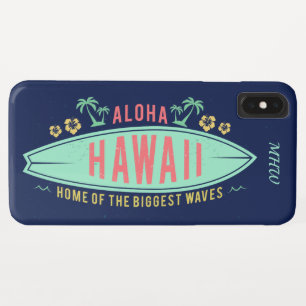 Hawaiian Surfer kundenspezifische Monogramm-Telefo Case-Mate iPhone Hülle