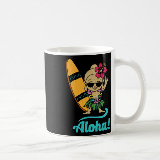 Hawaiian Surfing Buddha Aloha Hawaii Beach Yoga  Kaffeetasse