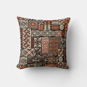 Hawaiian Tapa: Stammes-Patchwork Kissen