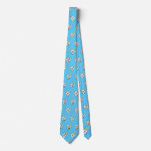 Hawaiian themed Hang Loose Aloha Shaka Neck Tie Krawatte