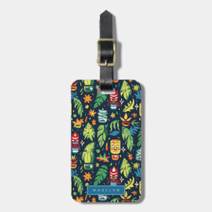 Hawaiian Tiki Luggage Tags Gepäckanhänger