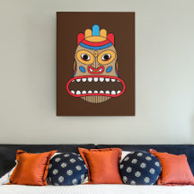 Hawaiian Tiki Mask