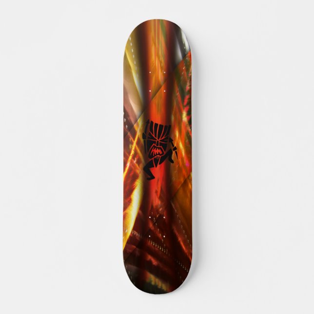 Hawaiian Tiki Skateboard Design (Vorne)