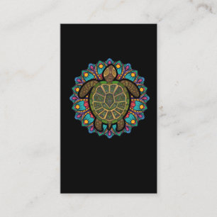 Hawaiian Tribal Sea Turtle Visitenkarte