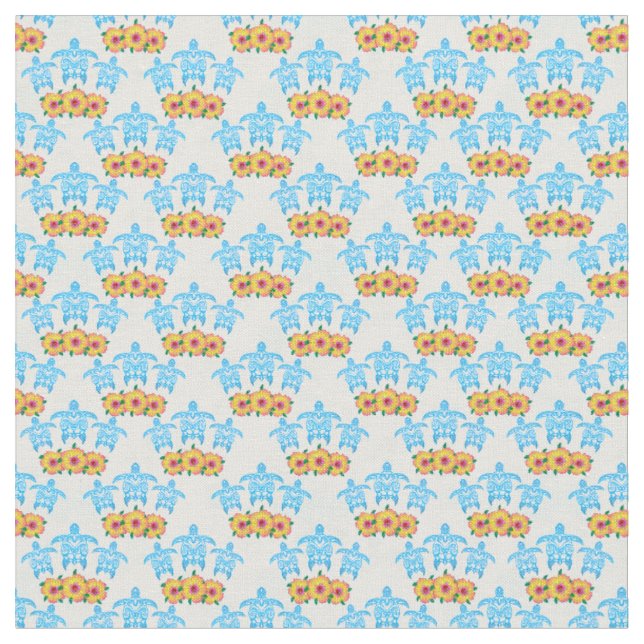 Hawaiian Tribal Sea Turtles Stoff (Nahaufnahme)