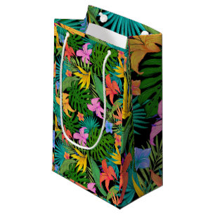 Hawaiian Tropical Floral Palm Blätter Kleine Geschenktüte