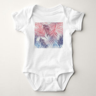 Hawaiian Tropical Palms: Stilvolle nahtlose Palmen Baby Strampler