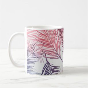 Hawaiian Tropical Palms: Stilvolle nahtlose Palmen Kaffeetasse