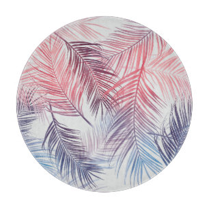 Hawaiian Tropical Palms: Stilvolle nahtlose Palmen Schneidebrett