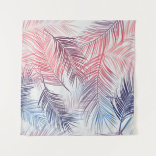 Hawaiian Tropical Palms: Stilvolle nahtlose Palmen Wandteppich