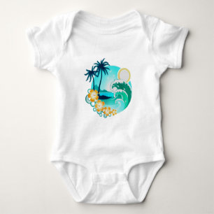 HAWAIIAN TROPICAL SURART BABY STRAMPLER