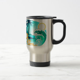 HAWAIIAN TROPICAL SURART REISEBECHER