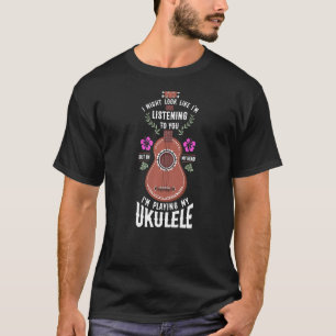 Hawaiian Uke in meinem Kopf spiele ich meine Ukule T-Shirt