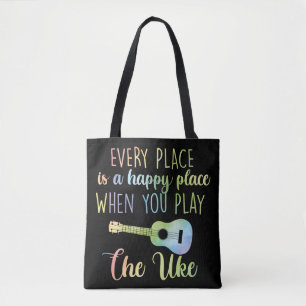 Hawaiian Ukulele Uke glücklich, wenn Sie spielen U