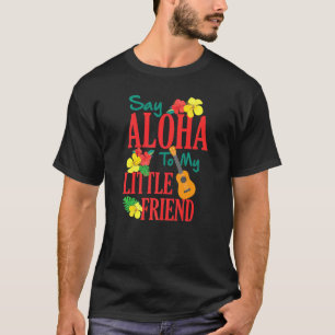 Hawaiian Ukulele Uke sagt Aloha zu meinem kleinen T-Shirt