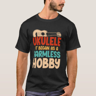 Hawaiian Ukulele Uke Ukulele Es begann als eine Ha T-Shirt