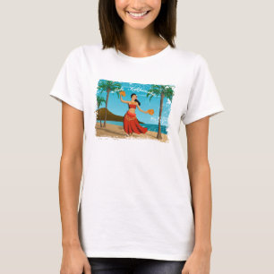 Hawaiian Vintag Mele Kalikimaka Postcard T-Shirt