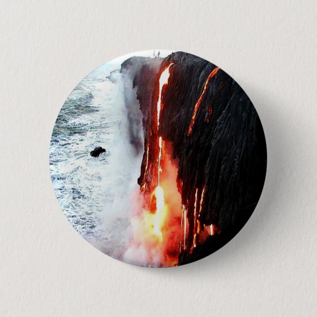 Hawaiian Volcano Button (Vorderseite)