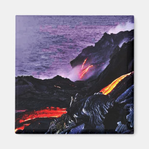 Hawaiian Volcano Magnet