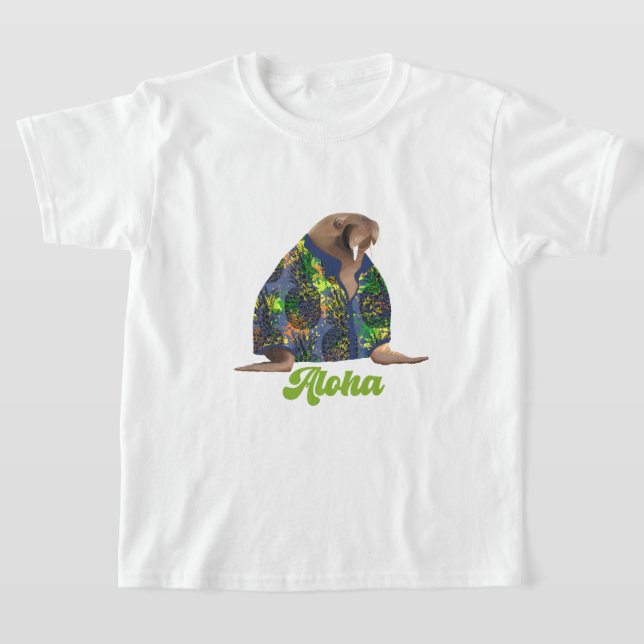 Hawaiian Walrus - Aloha T-Shirt (Ablage )