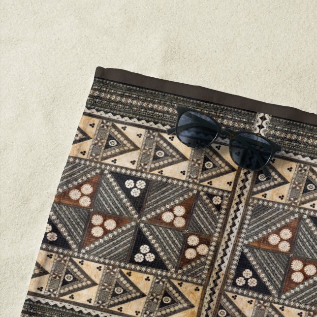 Hawaiian Wedding Tapa Cloth Strandtuch (Beispiel)