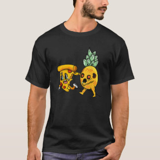 Hawaiiananaser Horror Pizza Zombie Funny Hallo T-Shirt