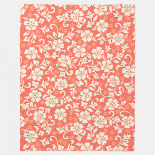 Hawaiianer-Hibiskus Kapalua Pareau Fleecedecke