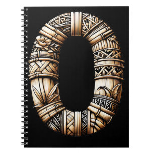 Hawaiianisch Polynesisch Aloha Buchstabe O Benutze Notizblock