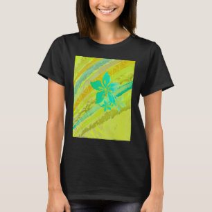 Hawaiianisch Polynesisch Tropisch Abstrakt T-Shirt