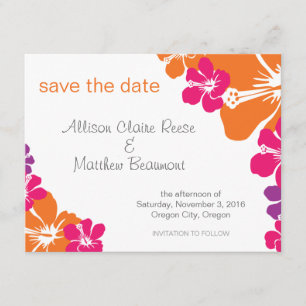 Hawaiianisch Save the Date