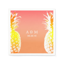Hawaiianische Ananas Tropische Hochzeit