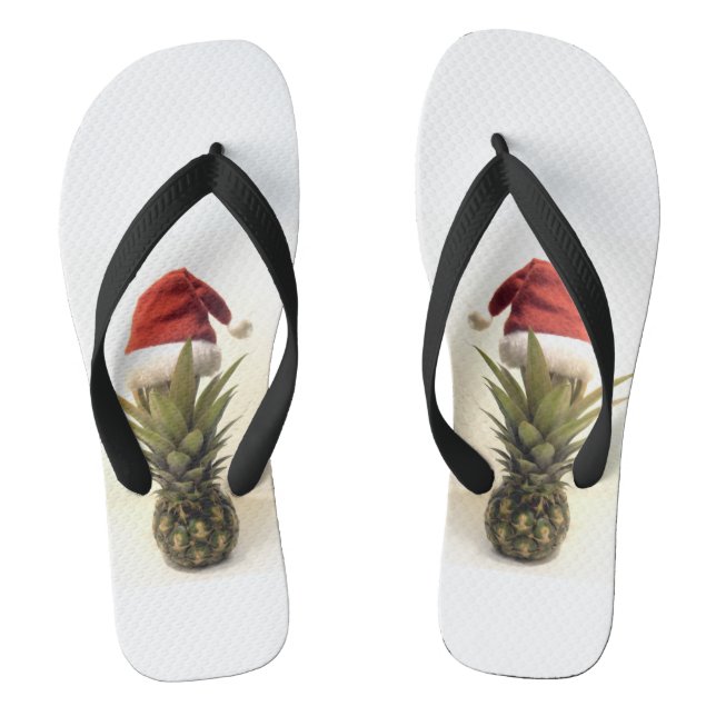 Hawaiianische Ananas Weihnachten Flip Flops (Fußbett)
