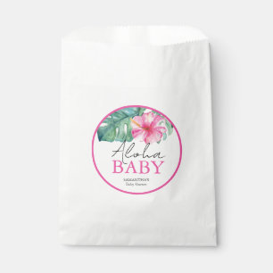 Hawaiianische Babydusche nach Maß Geschenktütchen