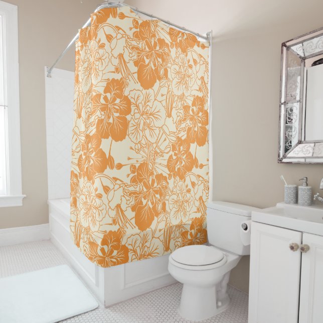 Hawaiianische Blume Ohai Alii Duschvorhang (Beispiel)