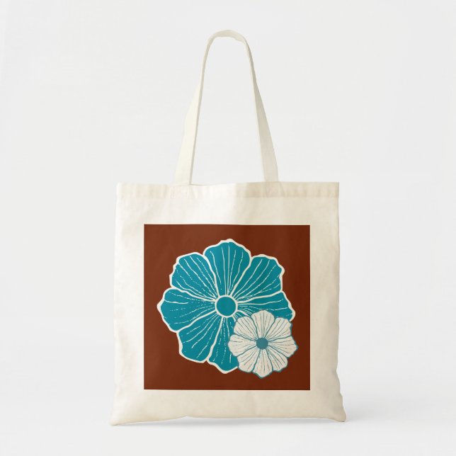 Hawaiianische Blume Tote Bag Tragetasche (Vorne)