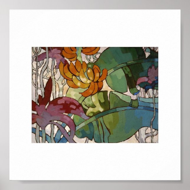 Hawaiianische Blume von Arman Manookian c. 20er Ja Poster (Vorne)