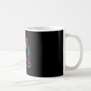 Hawaiianische Blumen-Hahn Kauai Hawaii Vint Kaffeetasse