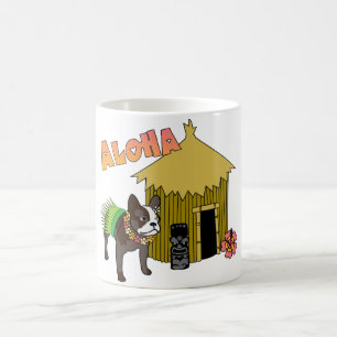 Hawaiianische Bulldog-Hula Tiki-Tasse Kaffeetasse