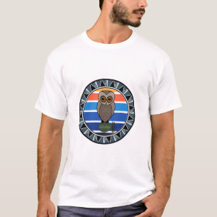 Hawaiianische Eule Pueo Cartoon   T-Shirt