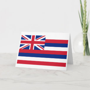 Hawaiianische Flagge, Flagge von Hawaii Karte