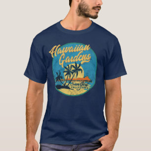 Hawaiianische Gärten Tiki Bar T-Shirt