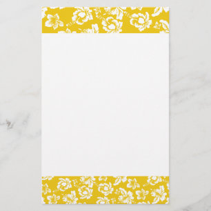 Hawaiianische Gelbe Blume Briefpapier