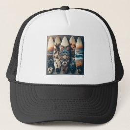 Hawaiianische gestrichene Surfboards Truckerkappe