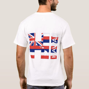 Hawaiianische Hawaiianische Flagge T-Shirt