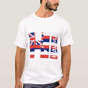 Hawaiianische Hawaiianische Flagge T-Shirt