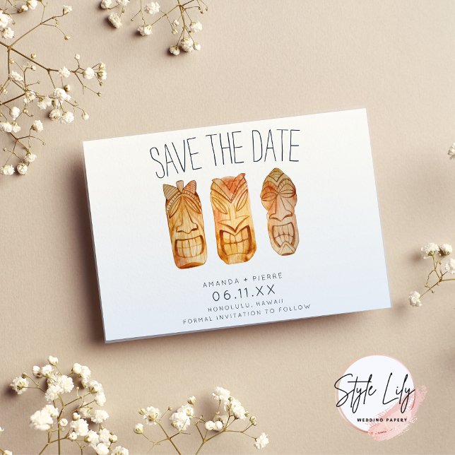 Hawaiianische Hochzeit in Urlaubsort Ankündigung (Von Creator hochgeladen)