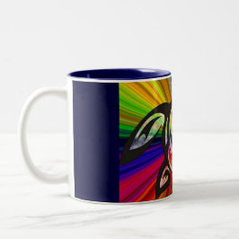 Hawaiianische Honu-Tasse Zweifarbige Tasse